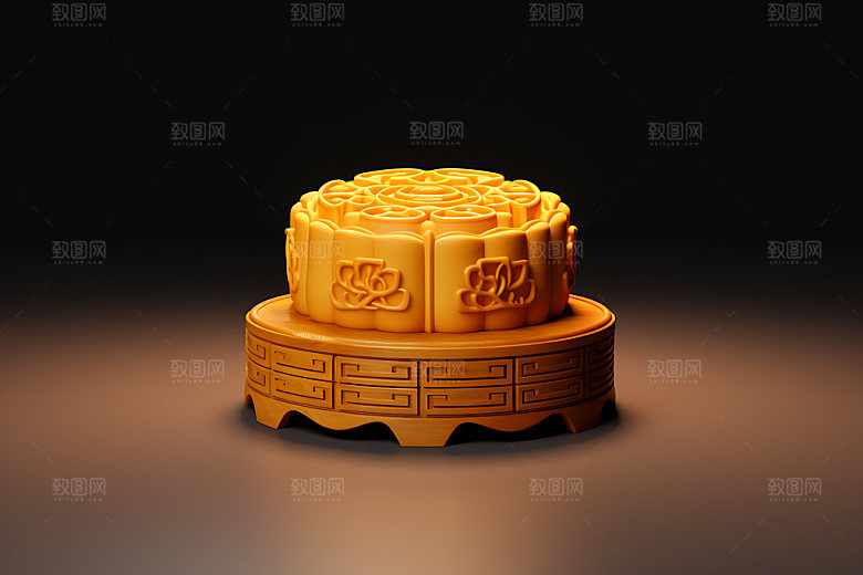 中秋月饼美味点心效果图