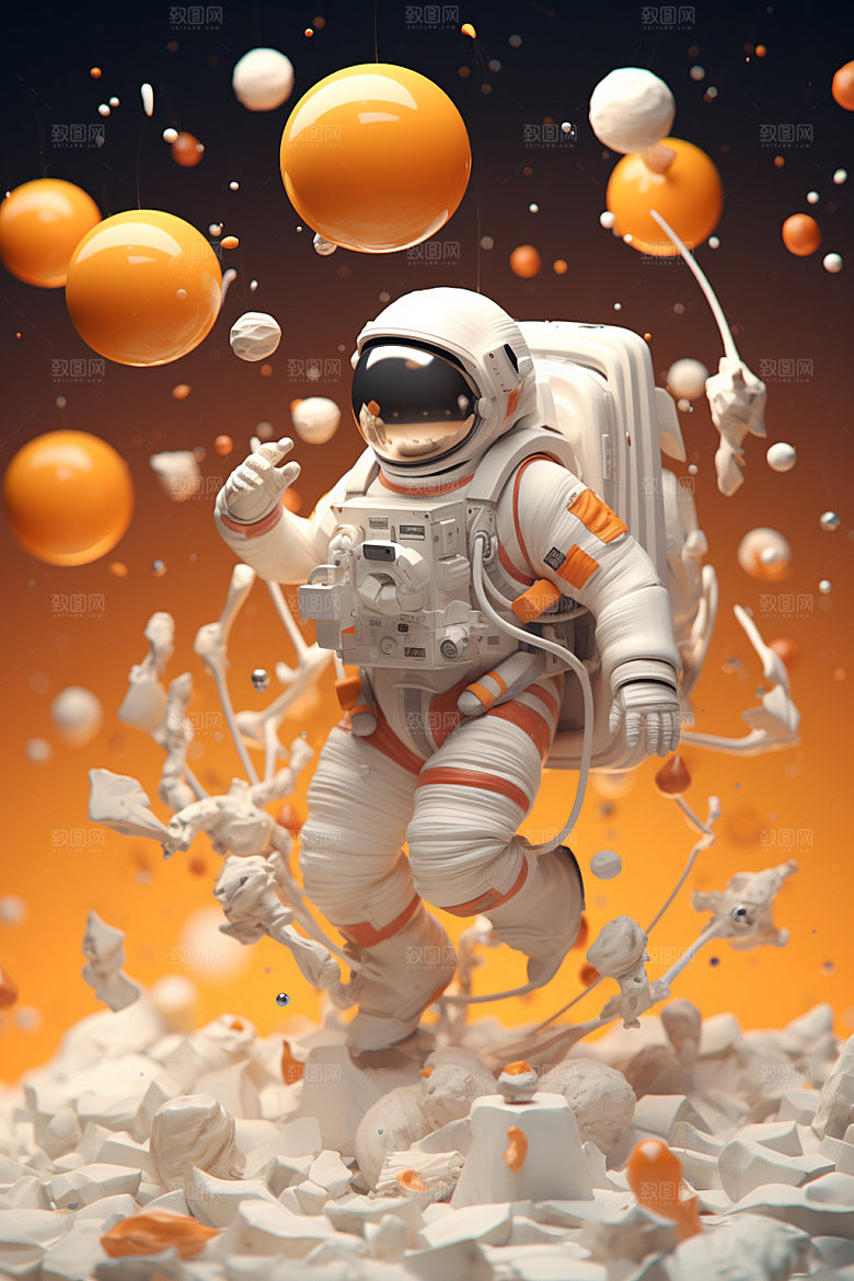 宇航员宇宙航天员模型