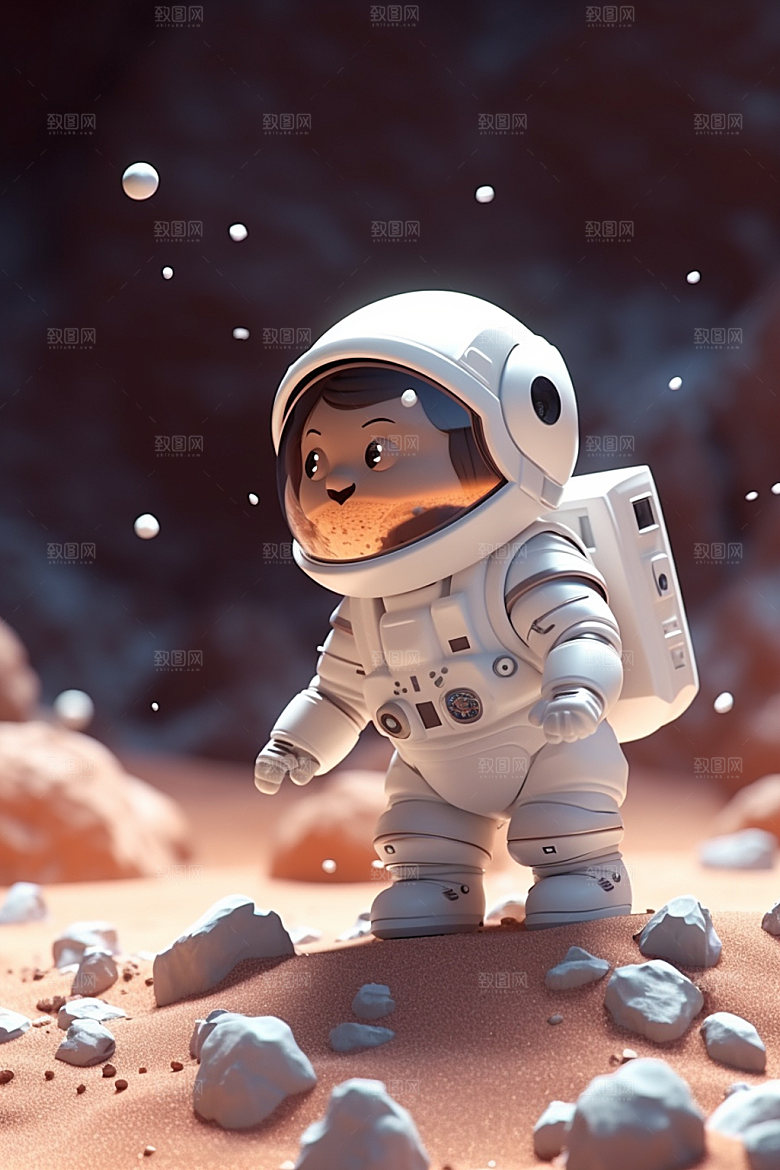 宇航员科技宇宙模型