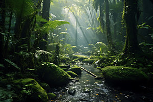 雨林探险冒险高清摄影图