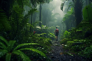 雨林探险自然高清摄影图