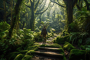 雨林探险高清自然摄影图