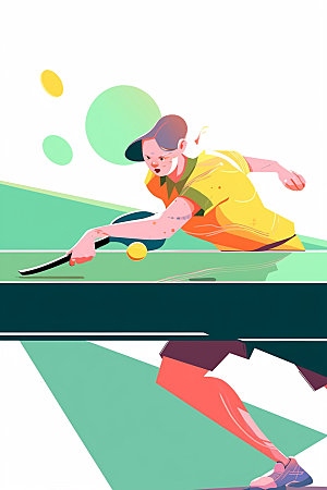 运动赛事体育插画