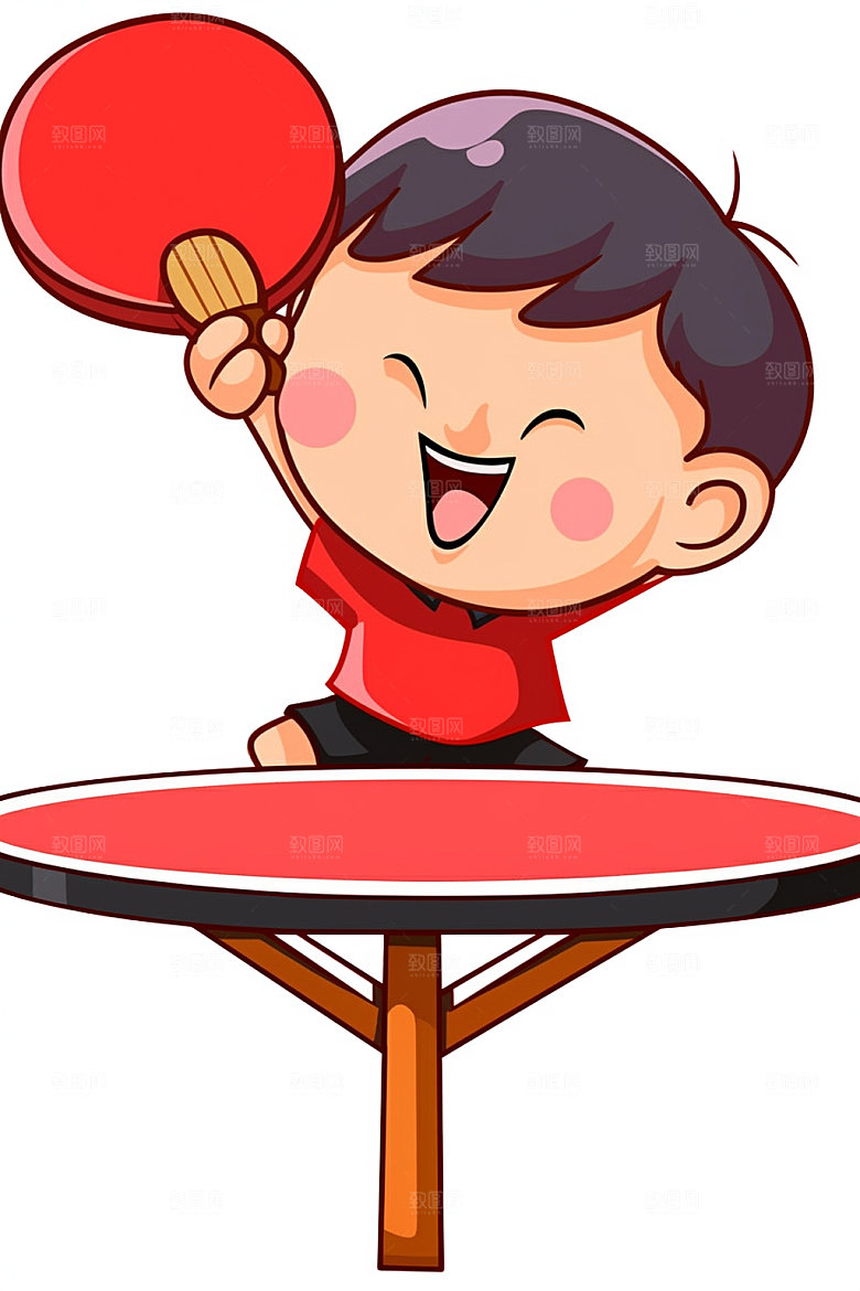 运动锻炼比赛插画