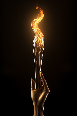 奥运火炬传统奥林匹克火种摄影图