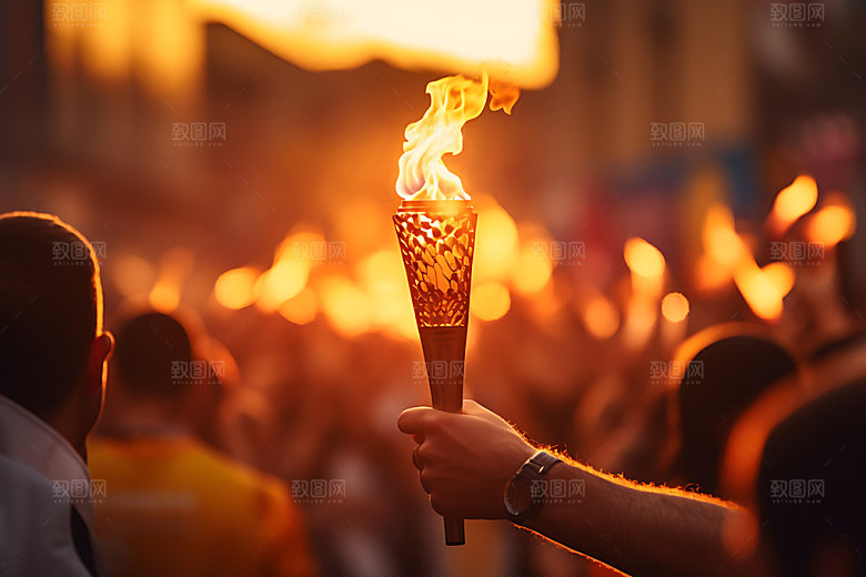 奥运火炬奥林匹克火种体育摄影图