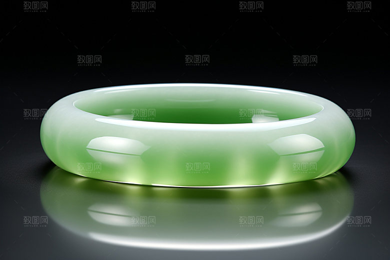 玉石翡翠艺术品玉器摄影图