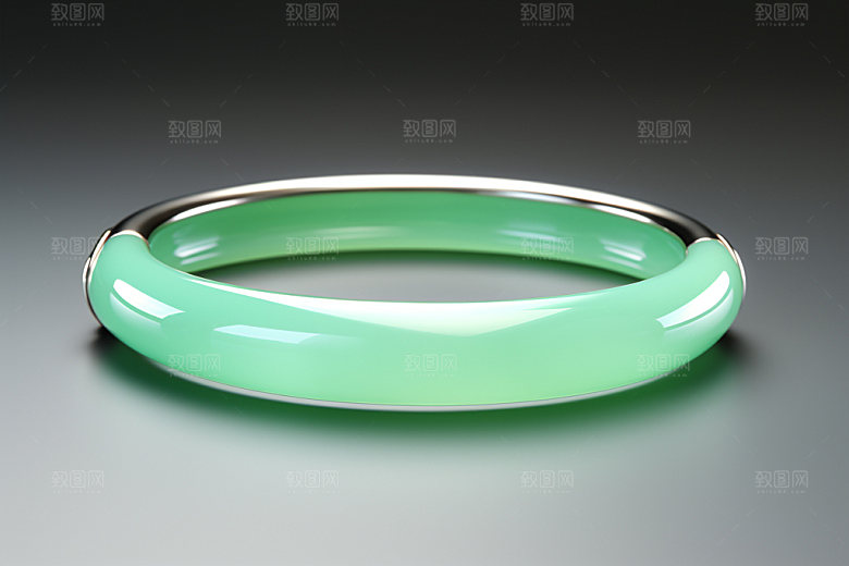 玉石翡翠高贵装饰品摄影图