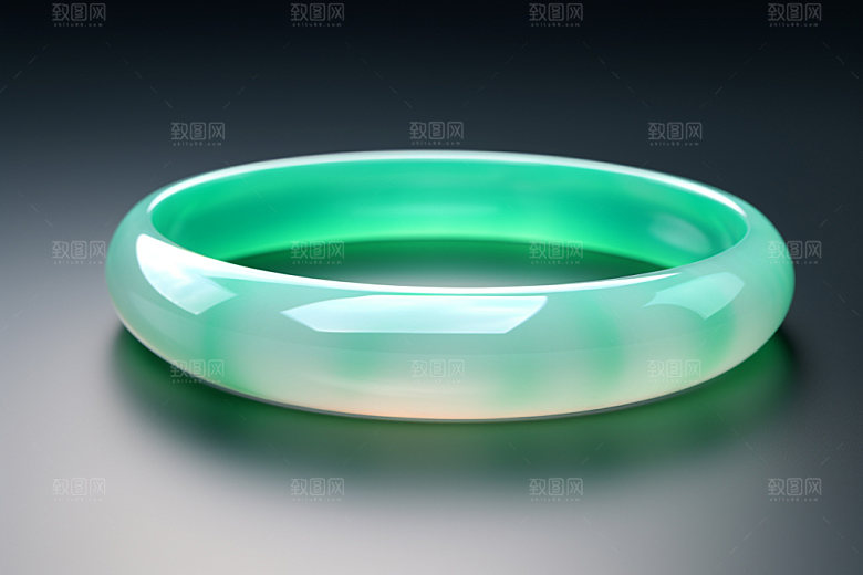 玉石翡翠贵重物品首饰摄影图