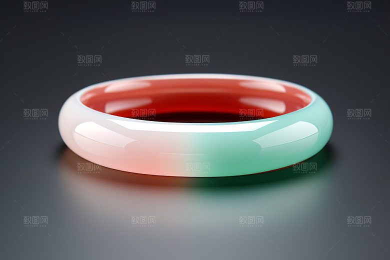 玉石翡翠首饰玉器摄影图