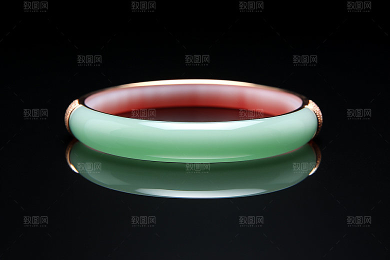 玉石翡翠高贵贵重物品摄影图