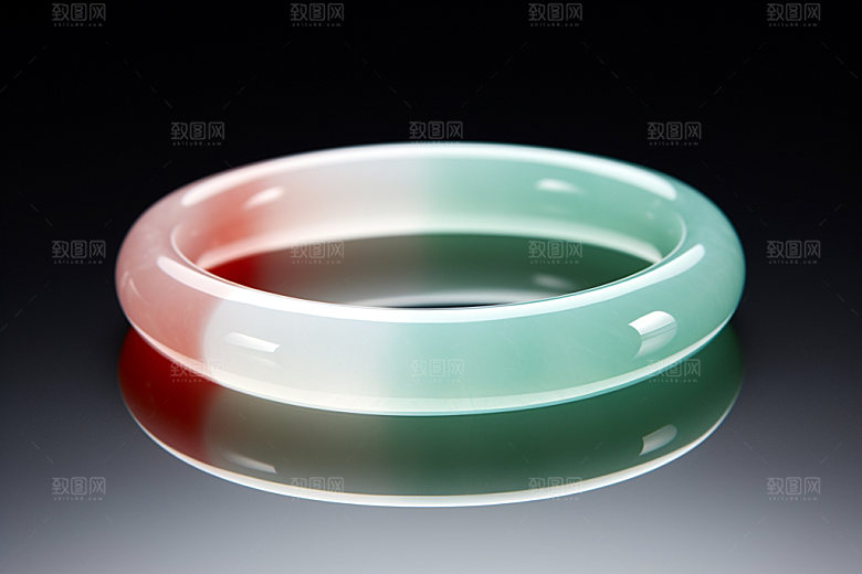 玉石翡翠玉器精美摄影图