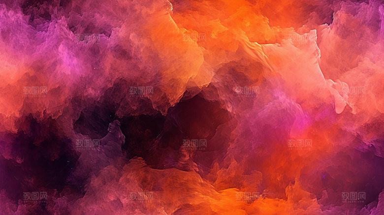 星云星空渐变背景图