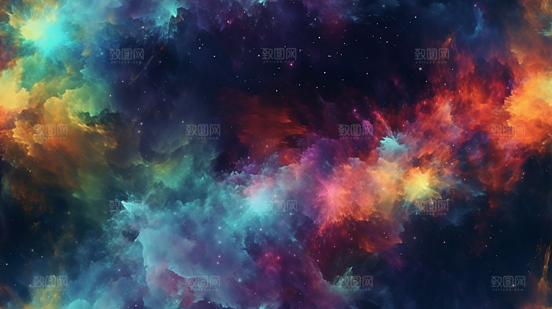 星云高清银河背景图