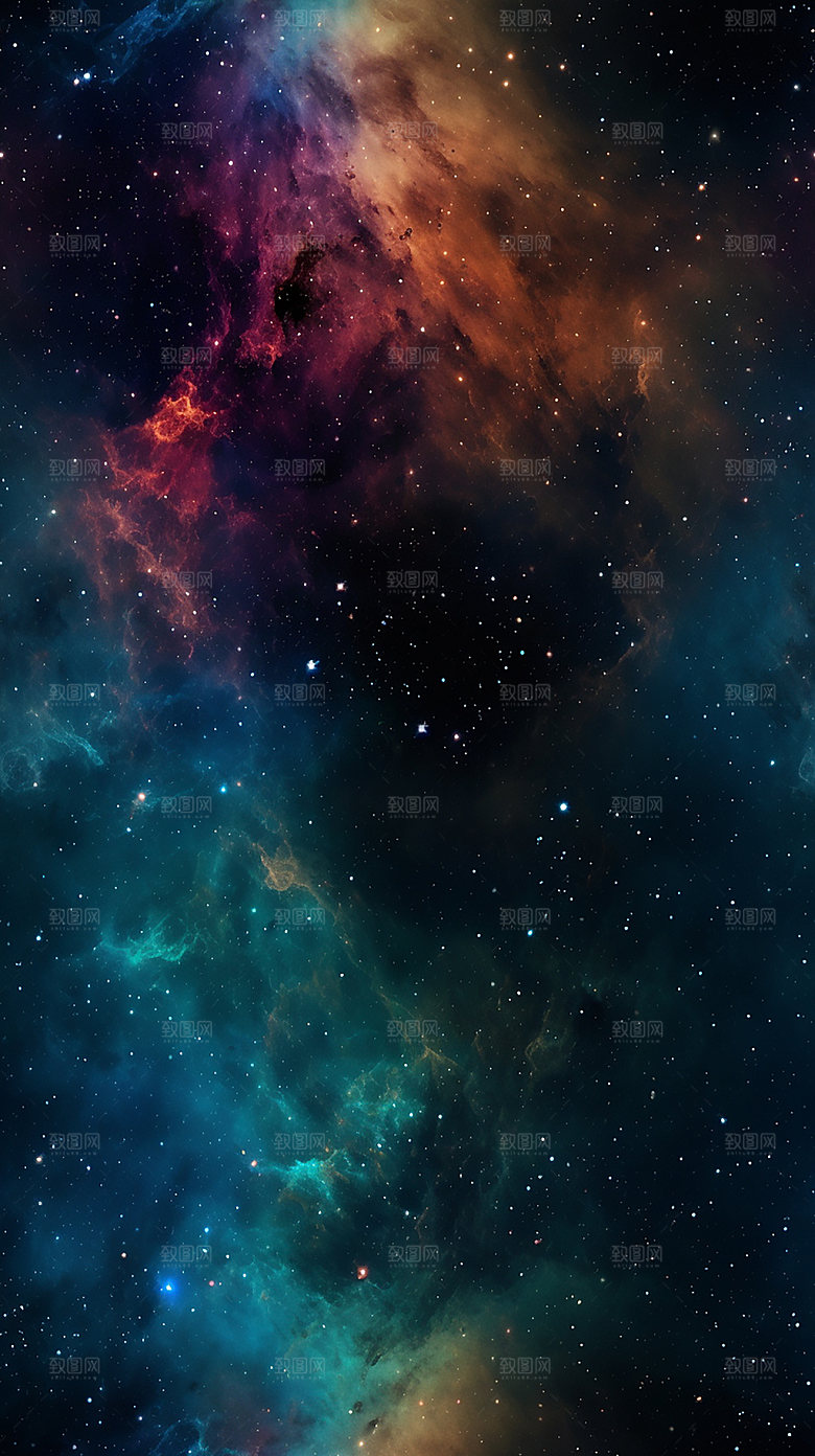星云炫彩高清背景图