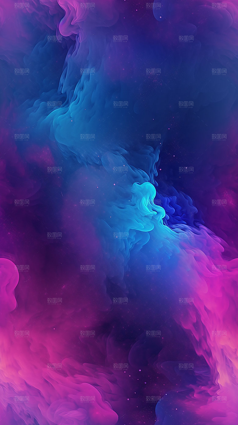 星云炫彩渐变背景图