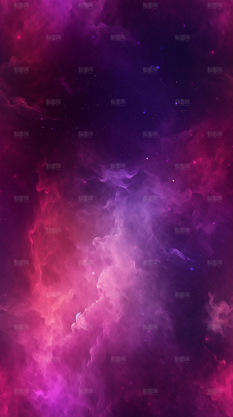 星云渐变星空背景图
