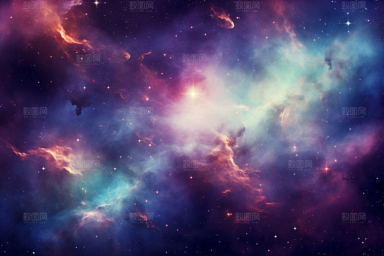 宇宙高清唯美背景图
