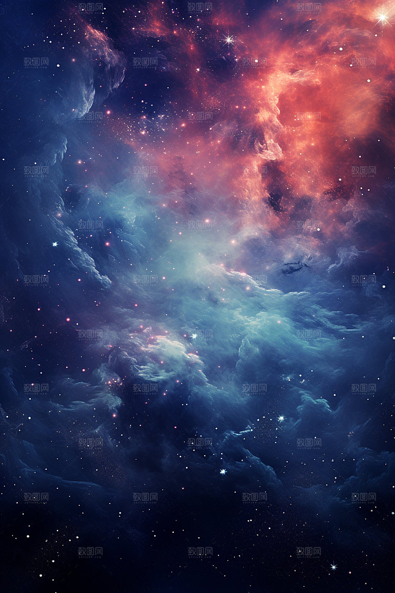 宇宙星空夜空背景图