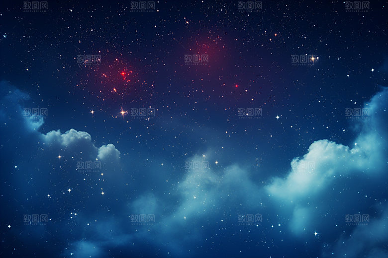 宇宙星河夜空背景图