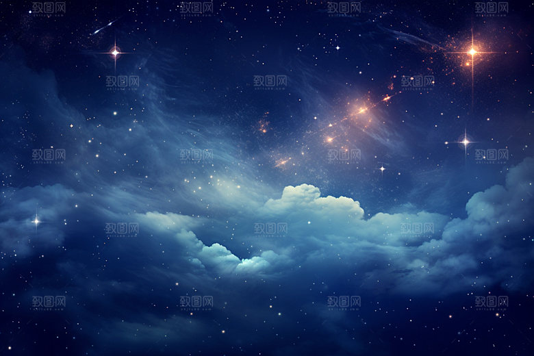 宇宙夜空高清背景图