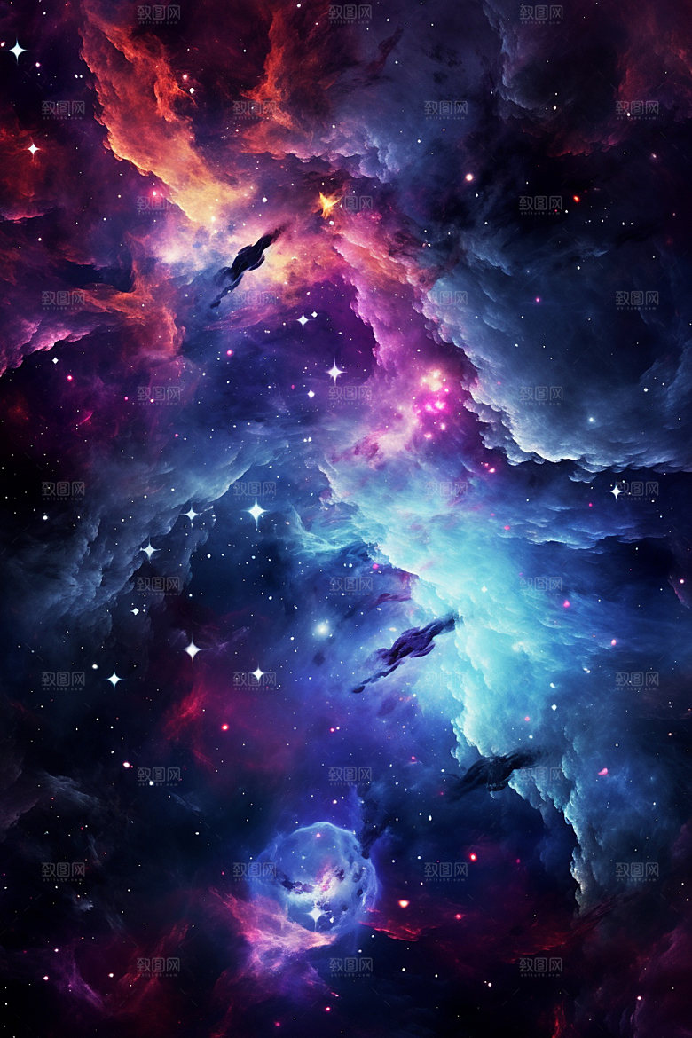 宇宙唯美高清背景图