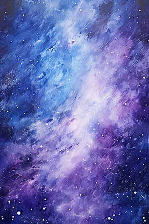 宇宙夜空星河背景图