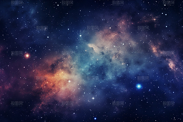 宇宙星空浪漫夜空素材