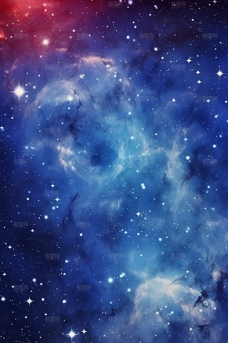 宇宙星空灿烂唯美素材