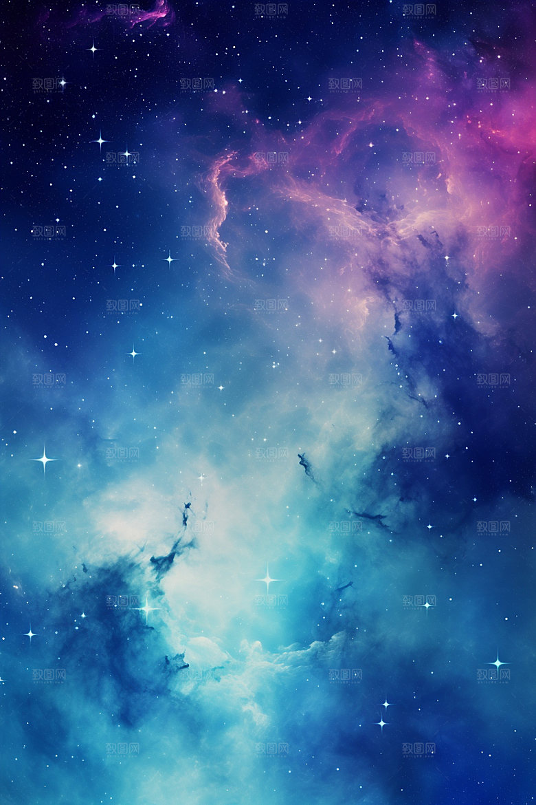 宇宙星空夜空未来素材