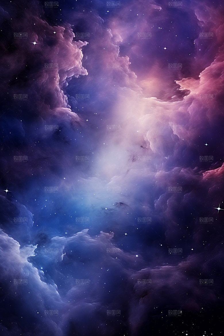 宇宙星空唯美天空素材