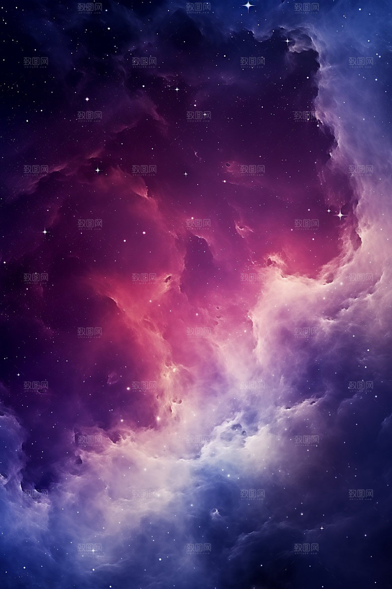 宇宙星空灿烂高清素材