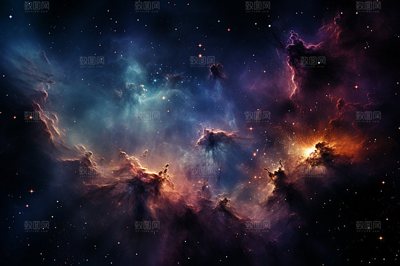 宇宙星空唯美高清素材