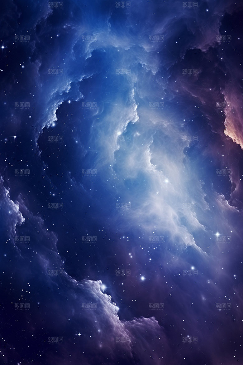 宇宙星空灿烂高清素材