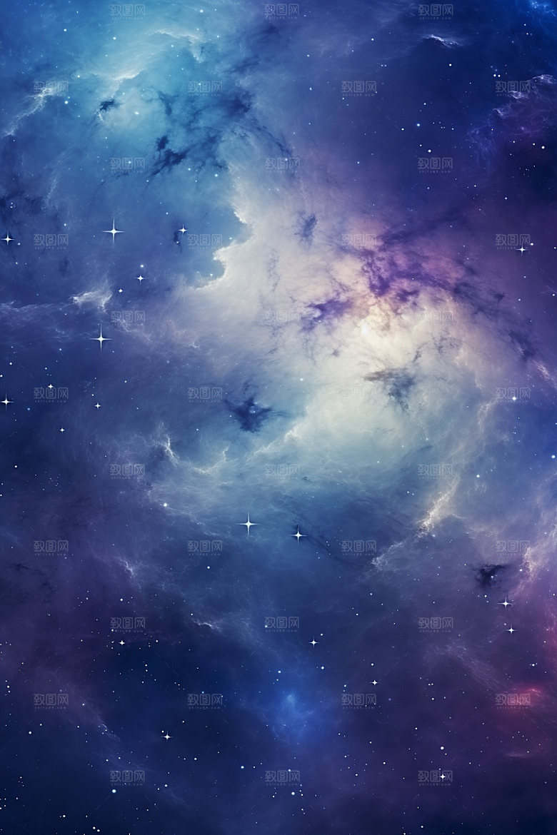 宇宙星空未来星云素材