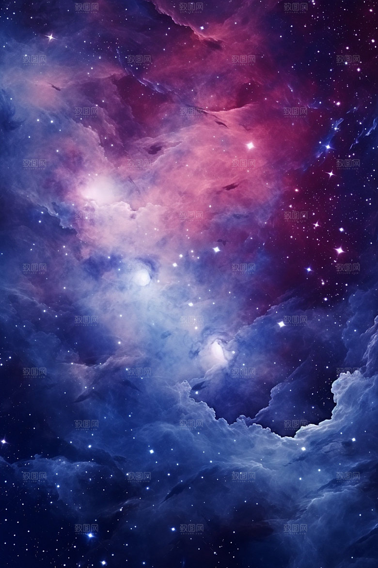 宇宙星空浪漫唯美素材