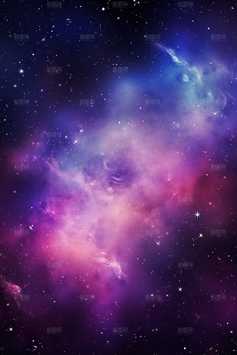 宇宙星空浪漫唯美素材