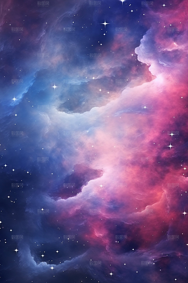 宇宙星空高清天空素材