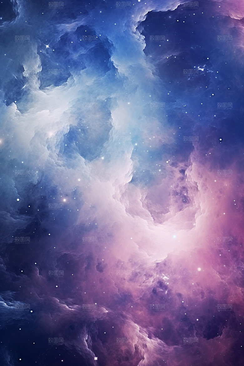宇宙星空灿烂未来素材