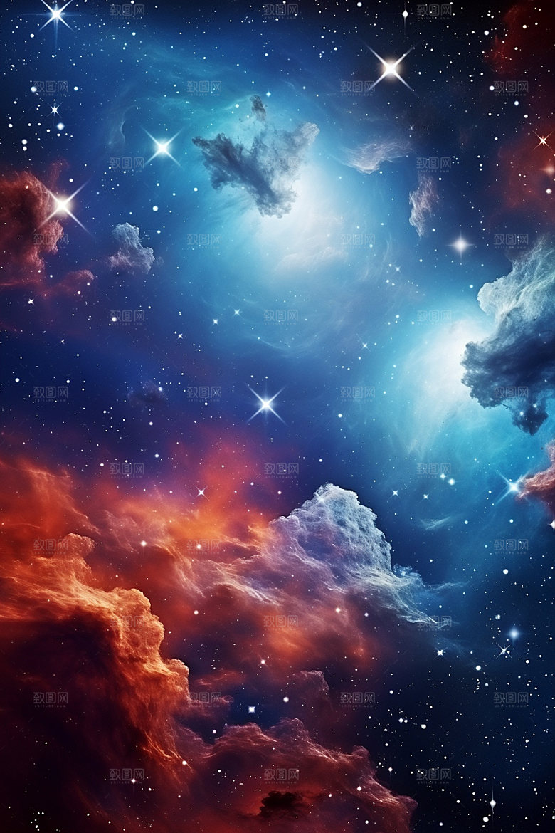 宇宙星空天空高清素材