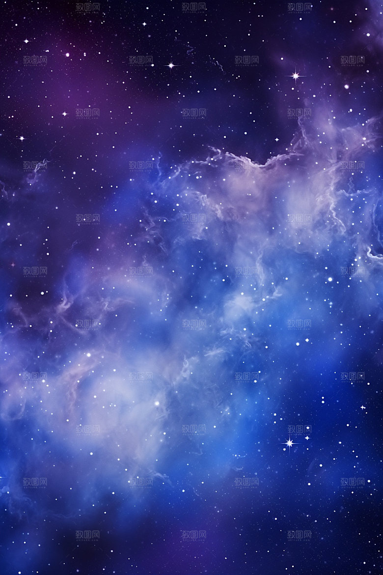 宇宙星空唯美星云素材