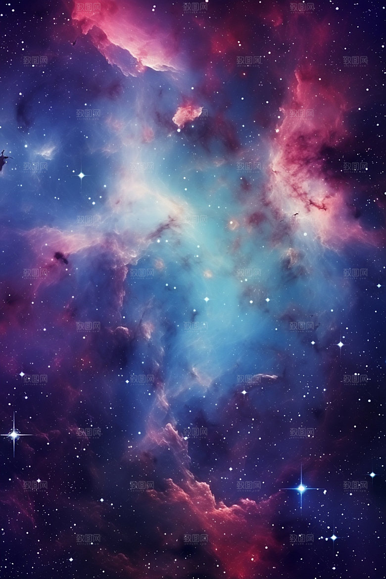 宇宙星空高清灿烂素材