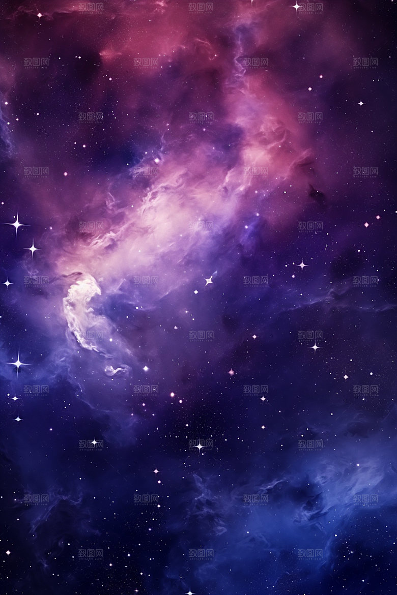 宇宙星空夜空唯美素材