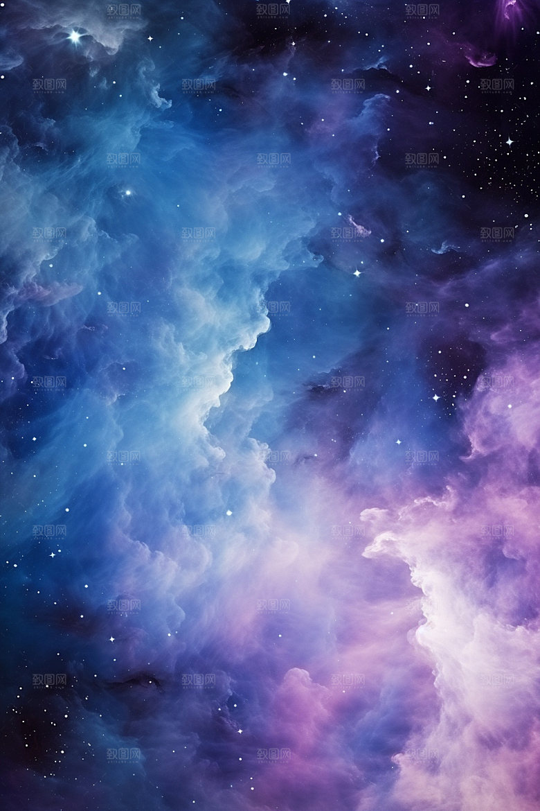 宇宙星空未来星云素材