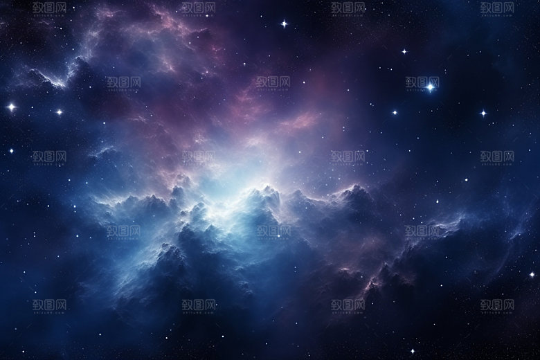 宇宙星空高清灿烂素材