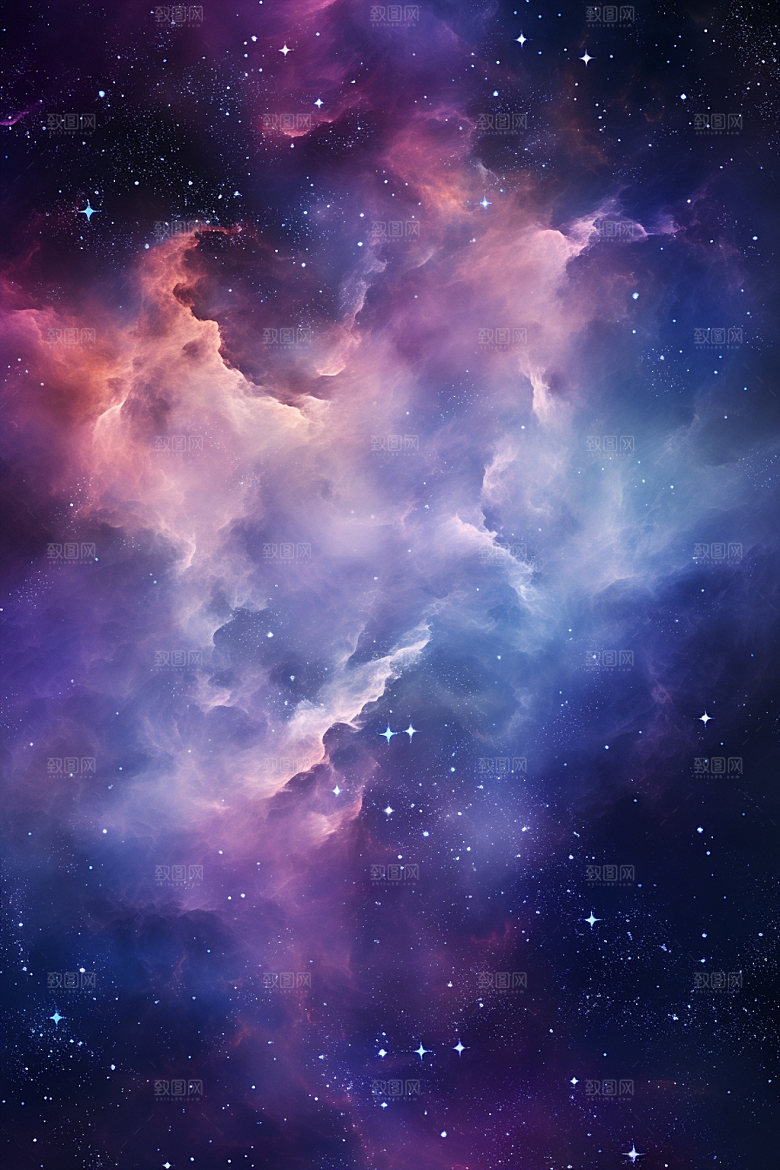 宇宙星空浪漫夜空素材