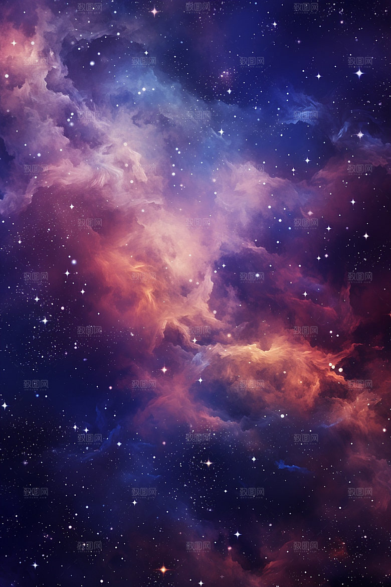 宇宙星空夜空灿烂素材