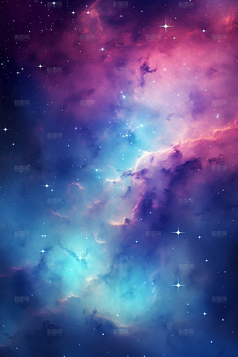 宇宙星空唯美灿烂素材