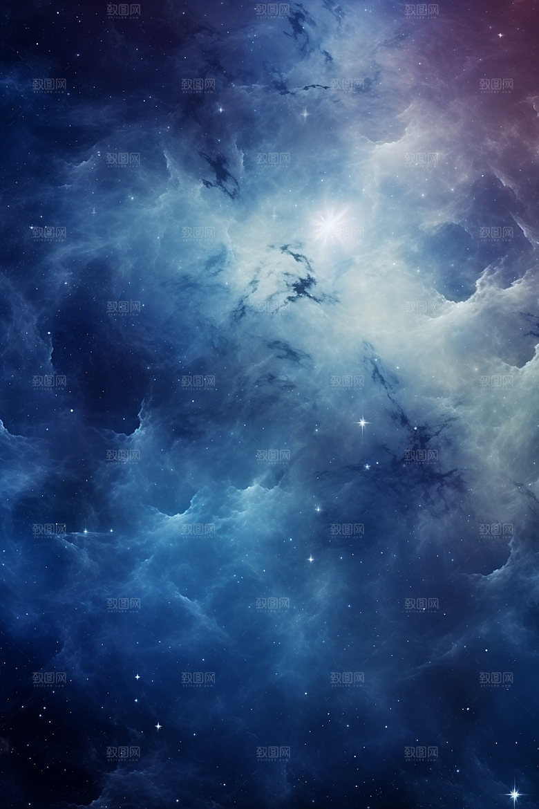 宇宙星空夜空唯美素材