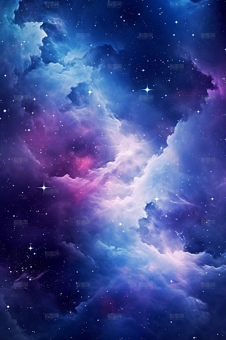 宇宙星空灿烂高清素材